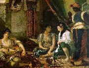 Eugene Delacroix Woman of Algiers in their Apartment oil painting reproduction